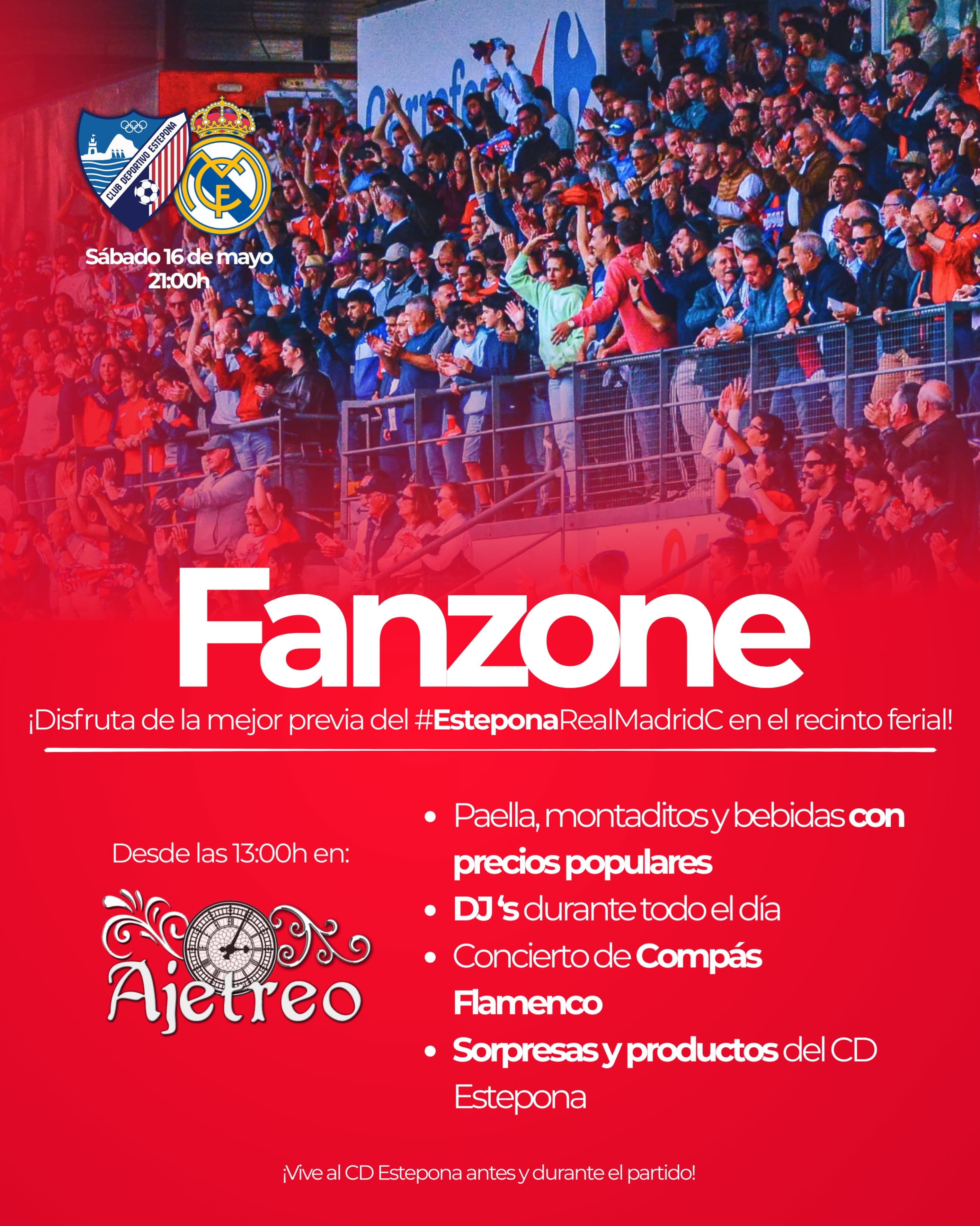 Imagen de la noticia: MUÑOZ PÉREZ IS ALREADY PLAYING HIS MATCH: SOLD-OUT TICKETS AND A CITY FILLED WITH SUPPORT FOR CD ESTEPONA