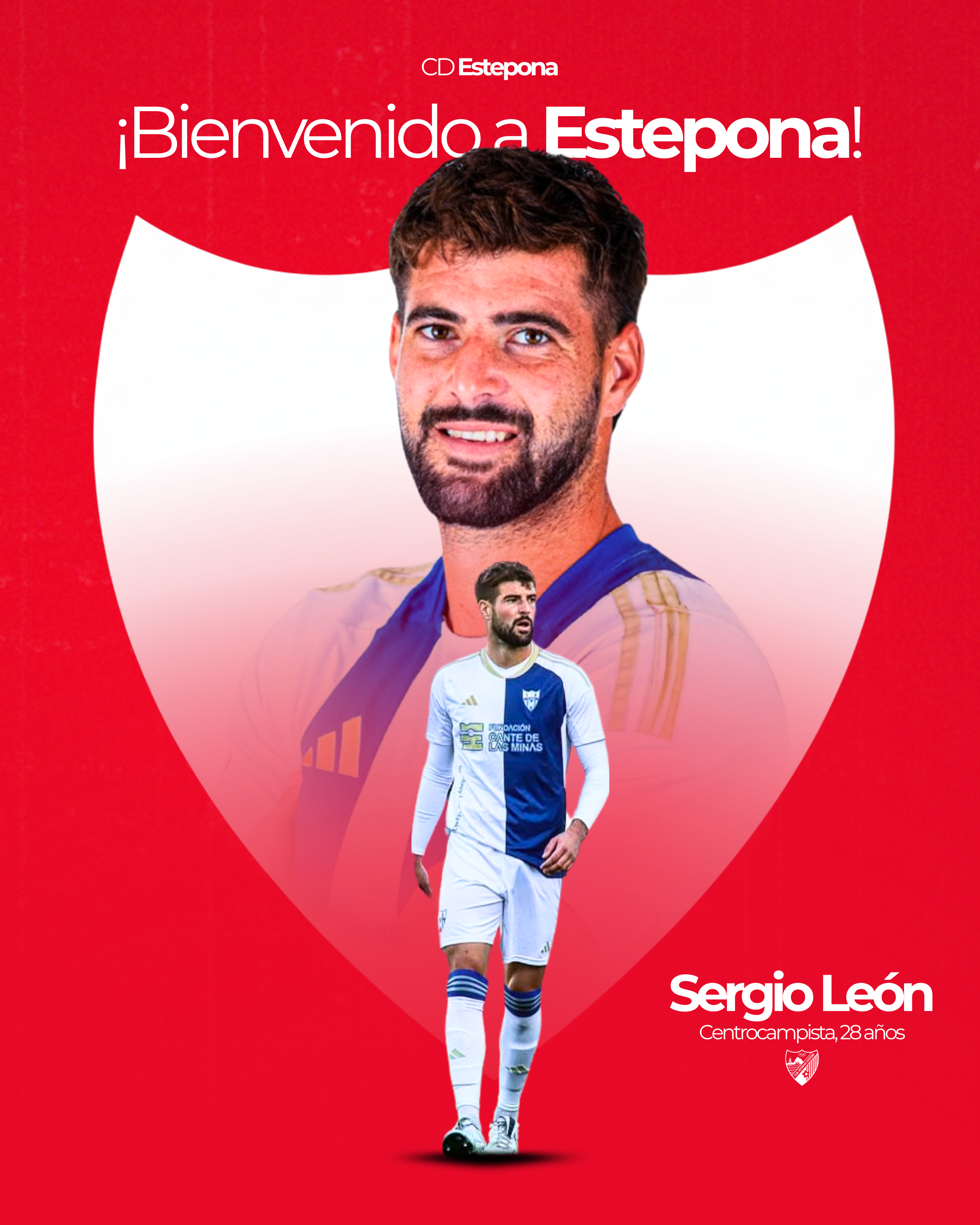 News image: Official | Sergio León, CD Estepona's new signing to strengthen the midfield