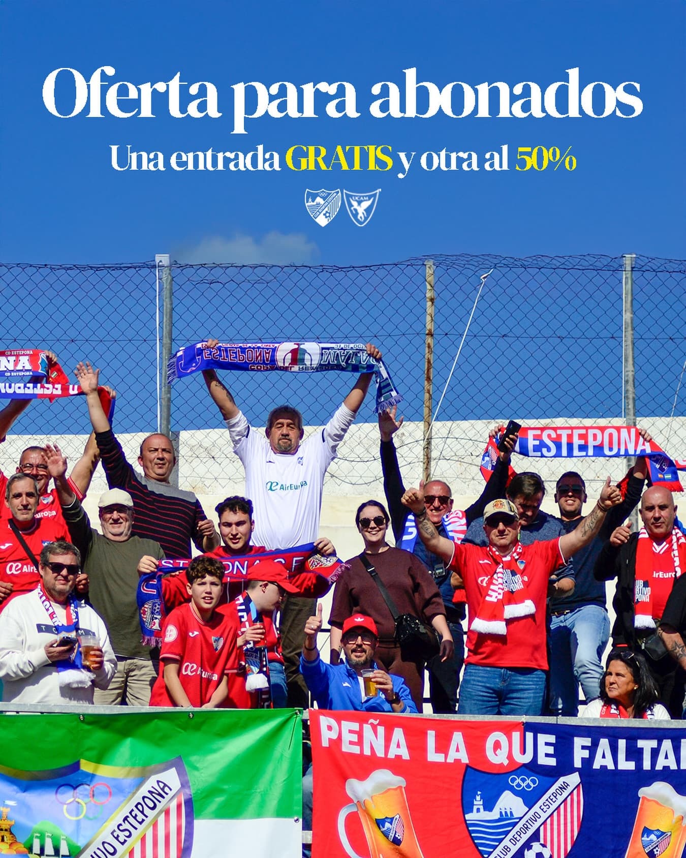 Imagen de la noticia: CD Estepona launches a special promotion to fill the Muñoz Pérez stadium ahead of the match against UCAM Murcia