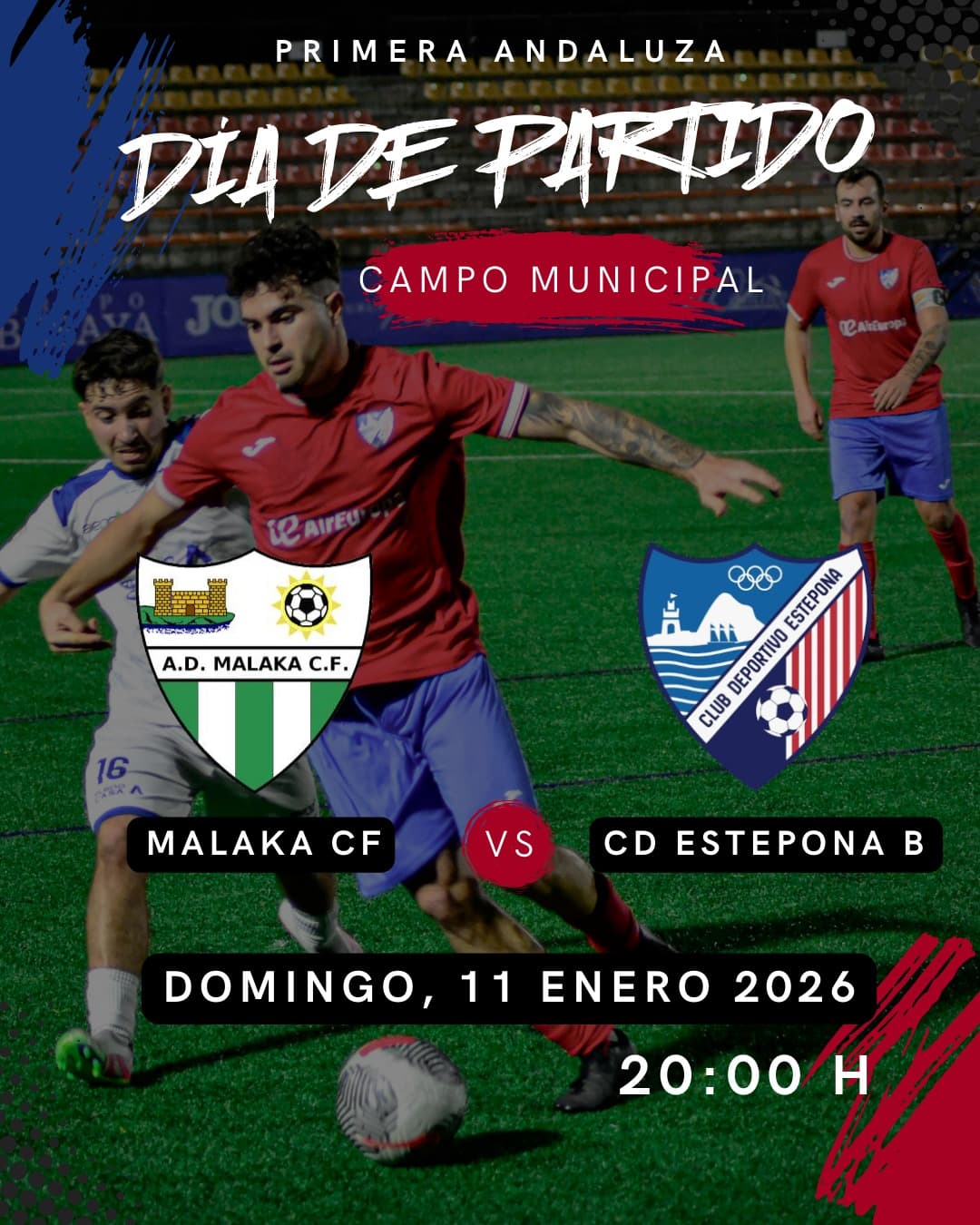 Imagen de la noticia: *The reserve team begins the year with a visit to Malaka CF.* 