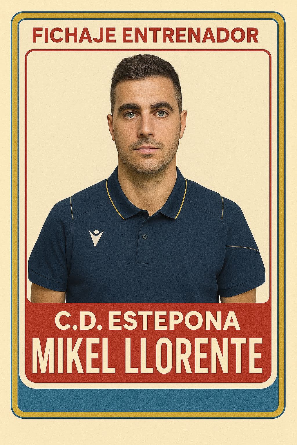 Imagen de la noticia: EL ENTRENADOR MIKEL LLORENTE, CERCA DE SER EL NUEVO ENTRENADOR DEL CD ESTEPONA