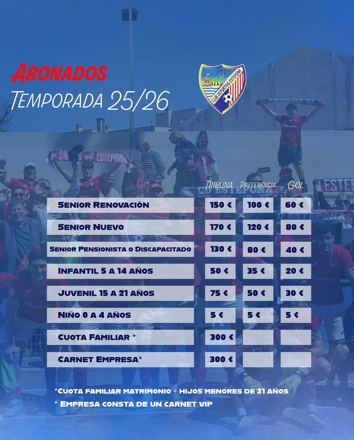 Imagen de la noticia: EL CD ESTEPONA LANZA LA CAMPAÑA DE ABONOS