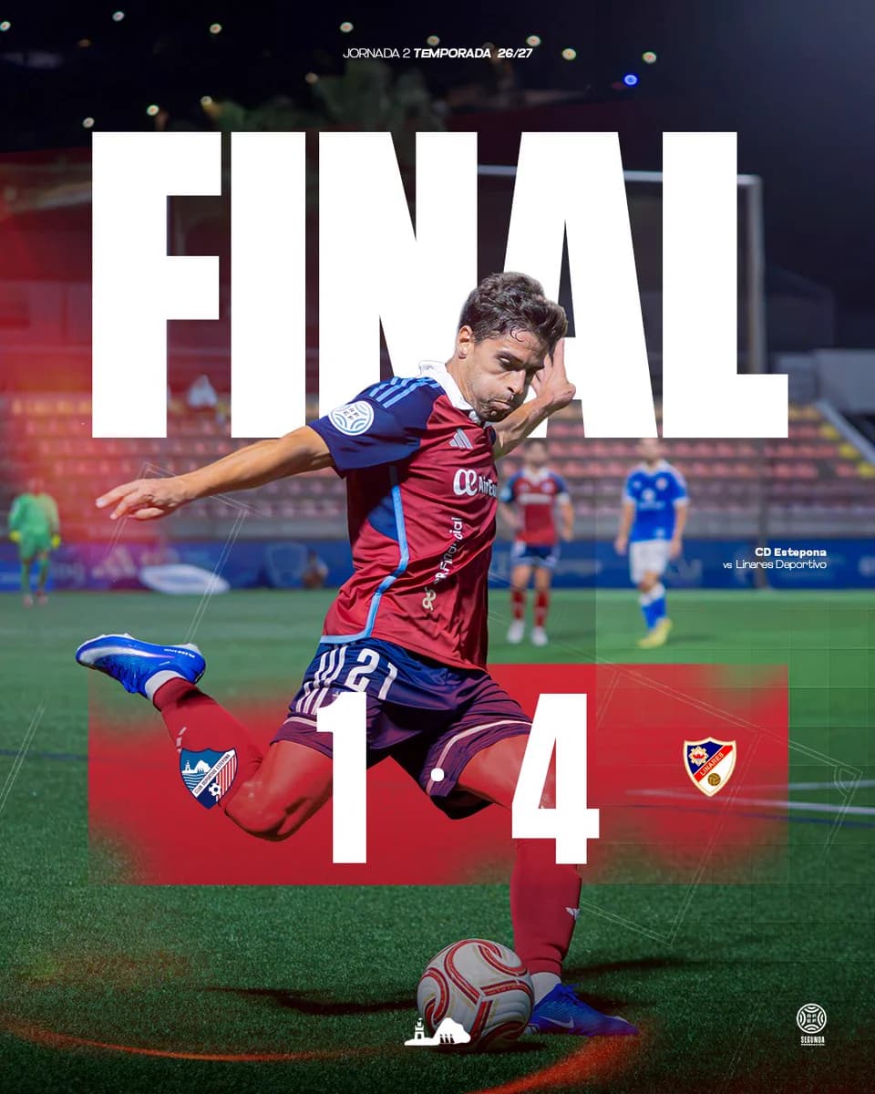 Imagen de la noticia: Un pragmático Linares Deportivo remonta y golea al Estepona en su primer tropiezo liguero (1-4)