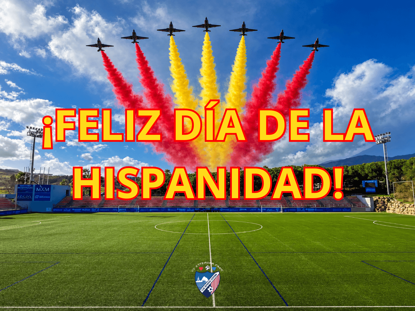 CD Estepona Fans felicita el Día de la Hispanidad