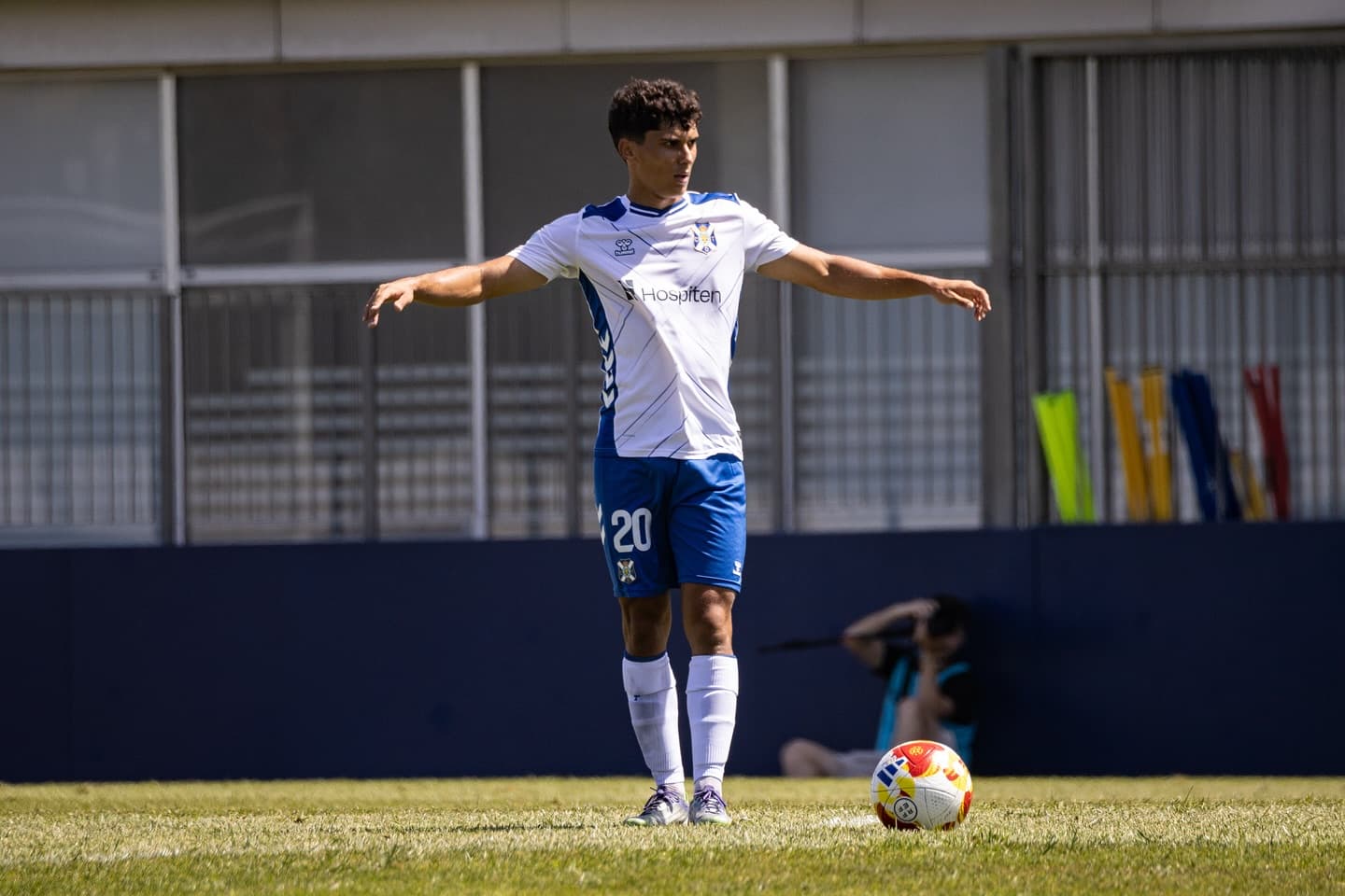 Omar Sánchez con el CD Tenerife B