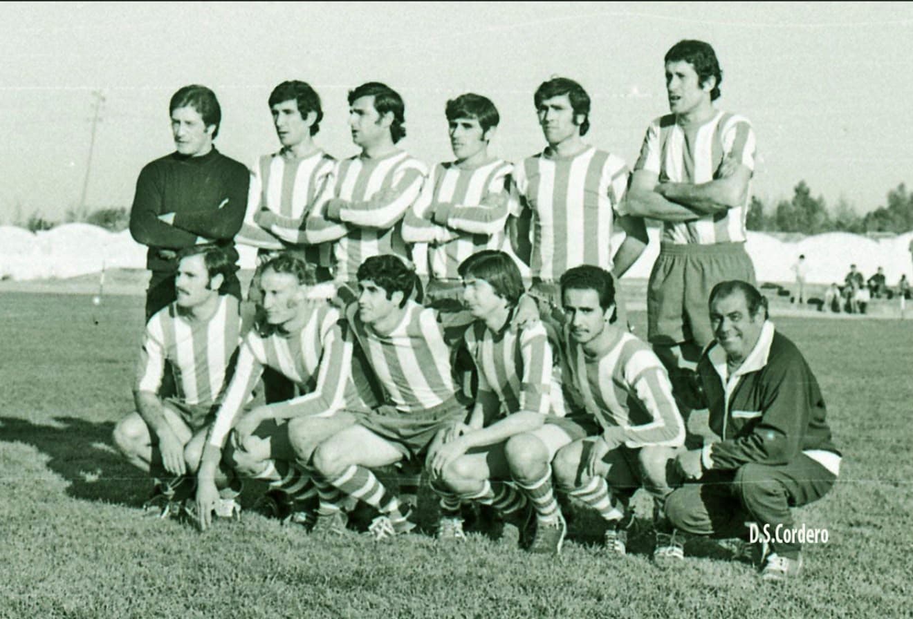 Plantilla histórica del Don Benito durante la década de los años 70.