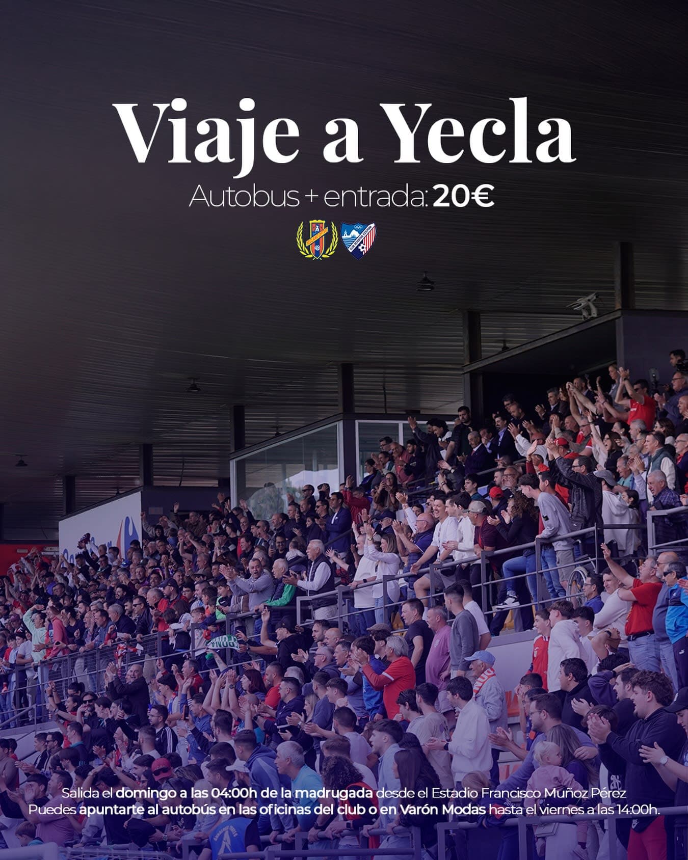 Imagen de la noticia: Viaje a Yecla por 20€ para acompañar al CD Estepona en la final por la permanencia: últimas plazas hasta el viernes